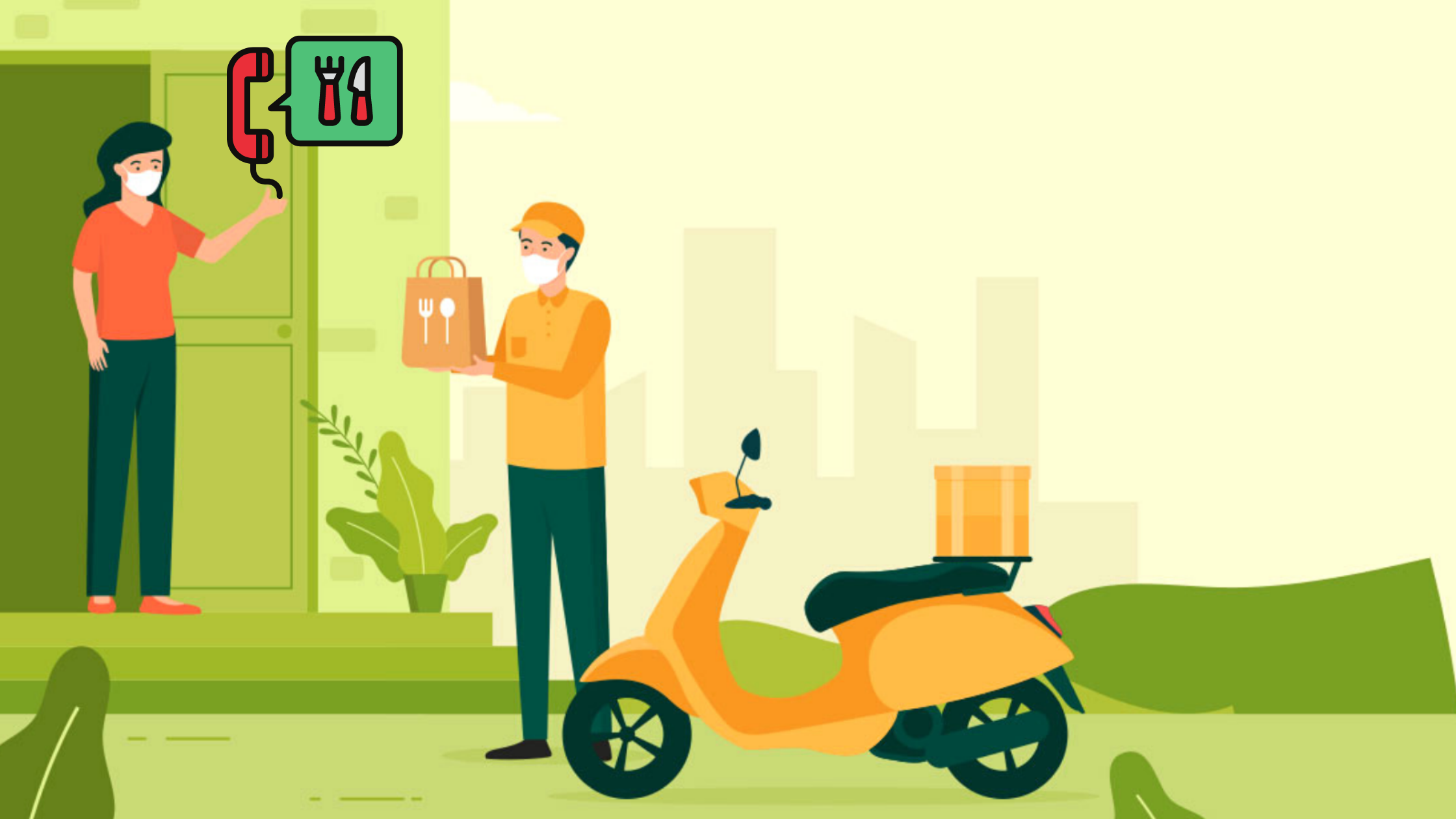 How to provide delivery service to customers ordering directly to you via phone?